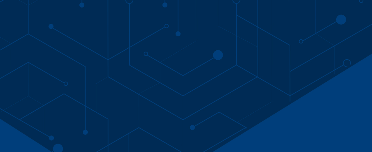 blue block with electronic circuit graphics
