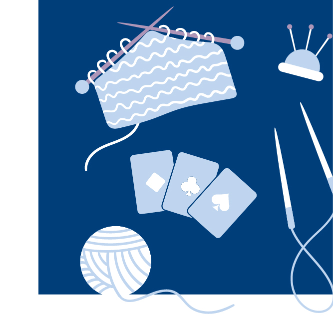 Cribbage, Cards & Crochet graphic