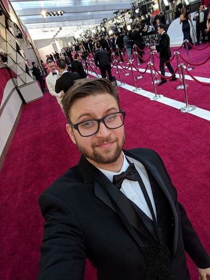 Alex Woodward on Oscar's red carpet