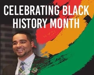 Black History Month event promotional graphic