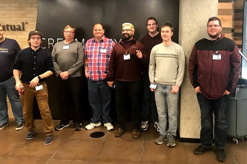 IT student group at CCDC Wisconsin Qualifier 2019