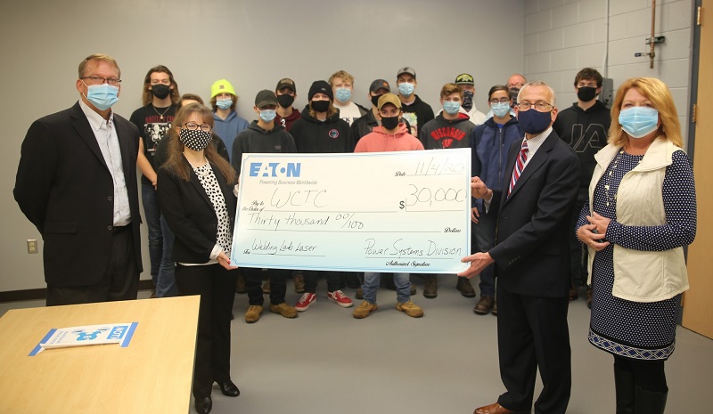 Eaton donation group photo