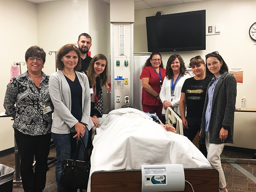 School of Health visitors from Ukraine