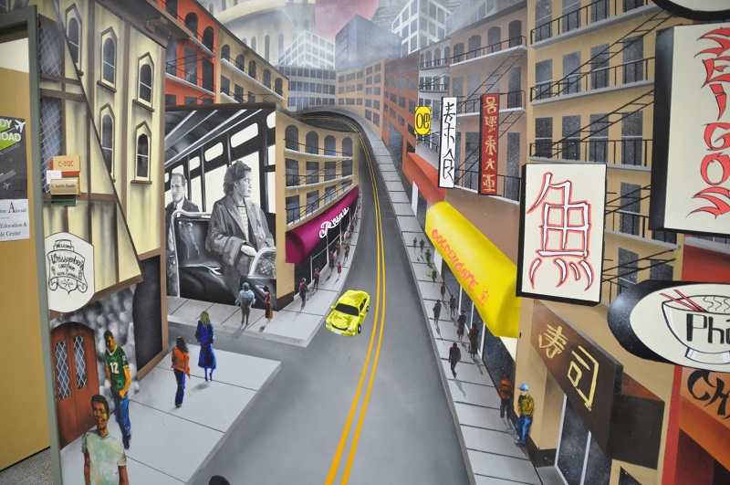 WCTC Multicultural Engagement Center wall