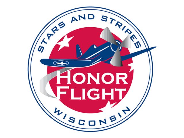 Stars and Stripes Wisconsin Honor Flight logo