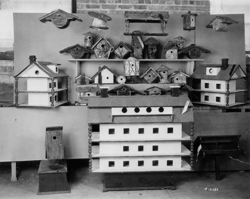 Historical 1950s Birdhouses